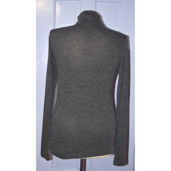 H&M Charcoal Gray Mock Turtleneck size Small - Picture 3 of 4